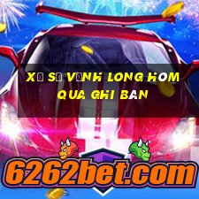 xổ số vĩnh long hôm qua ghi bàn