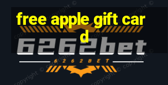 free apple gift card