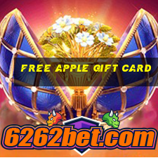 free apple gift card