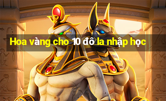 Hoa vàng cho 10 đô la nhập học