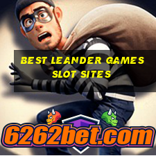 best leander games slot sites