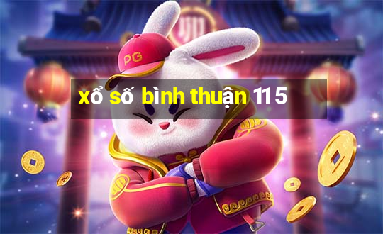 xổ số bình thuận 11 5