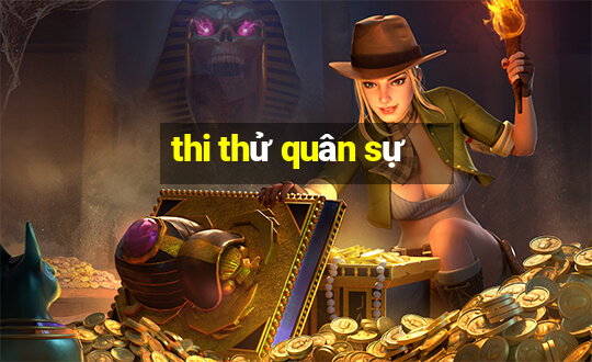 thi thử quân sự