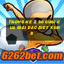 thong ke 2 so cuoi cua giai dac biet xsmb