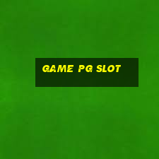 game pg slot