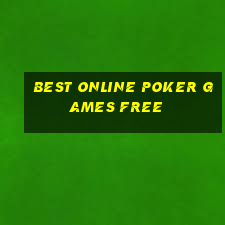 best online poker games free