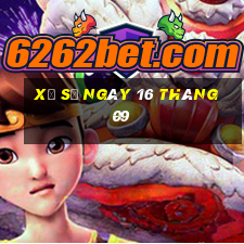 xổ số ngày 16 tháng 09