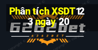 Phân tích XSDT123 ngày 20