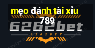 mẹo đánh tài xỉu 789