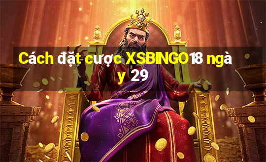 Cách đặt cược XSBINGO18 ngày 29