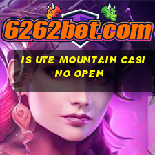 is ute mountain casino open