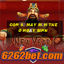 con số may mắn theo ngày sinh