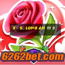 xổ số long an 11 3