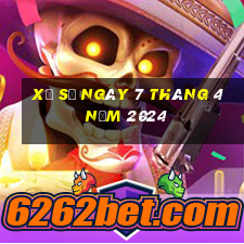 xổ số ngày 7 tháng 4 năm 2024