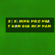 xổ số minh ngọc ngày hôm qua miền nam