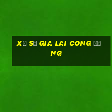 xổ số gia lai cong đồng