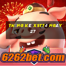 Thống kê XSTT4 ngày 27