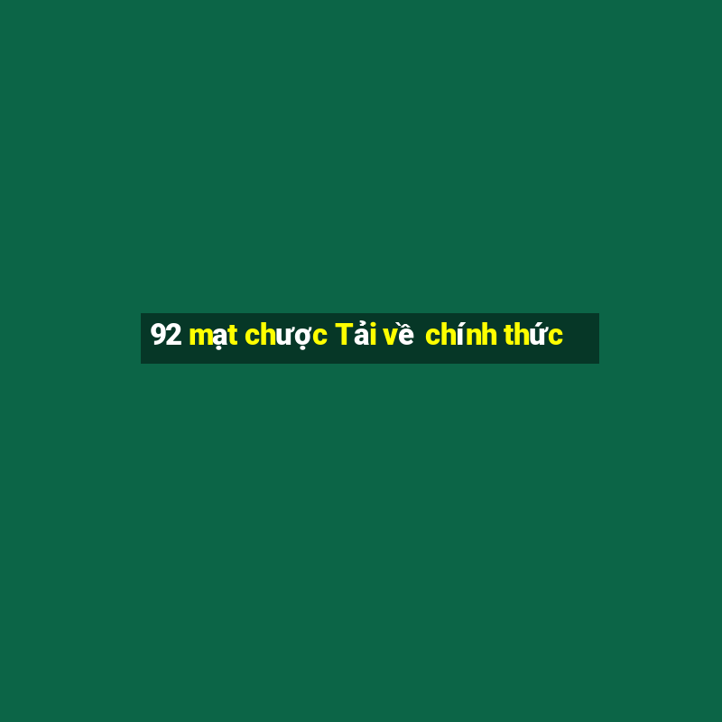 92 mạt chược Tải về chính thức