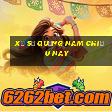 xổ số quảng nam chiều nay