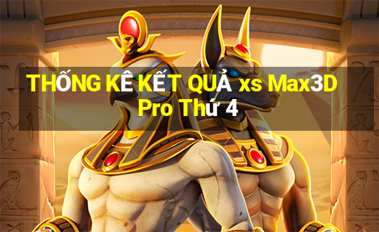 THỐNG KÊ KẾT QUẢ xs Max3D Pro Thứ 4