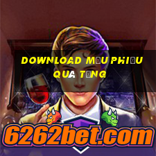 download mẫu phiếu quà tặng