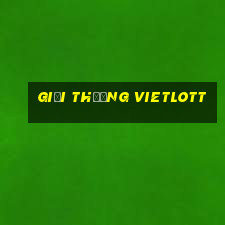 giải thưởng vietlott