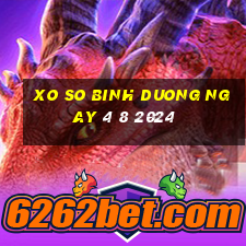 xo so binh duong ngay 4 8 2024