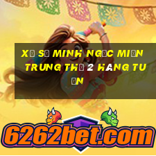 xổ số minh ngọc miền trung thứ 2 hàng tuần