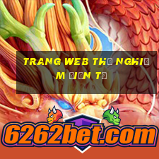 Trang web thử nghiệm điện tử