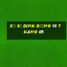 xổ số bình dương 19 tháng 05