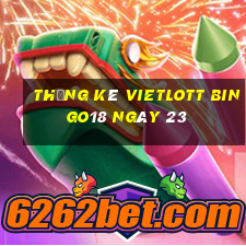 Thống kê vietlott Bingo18 ngày 23